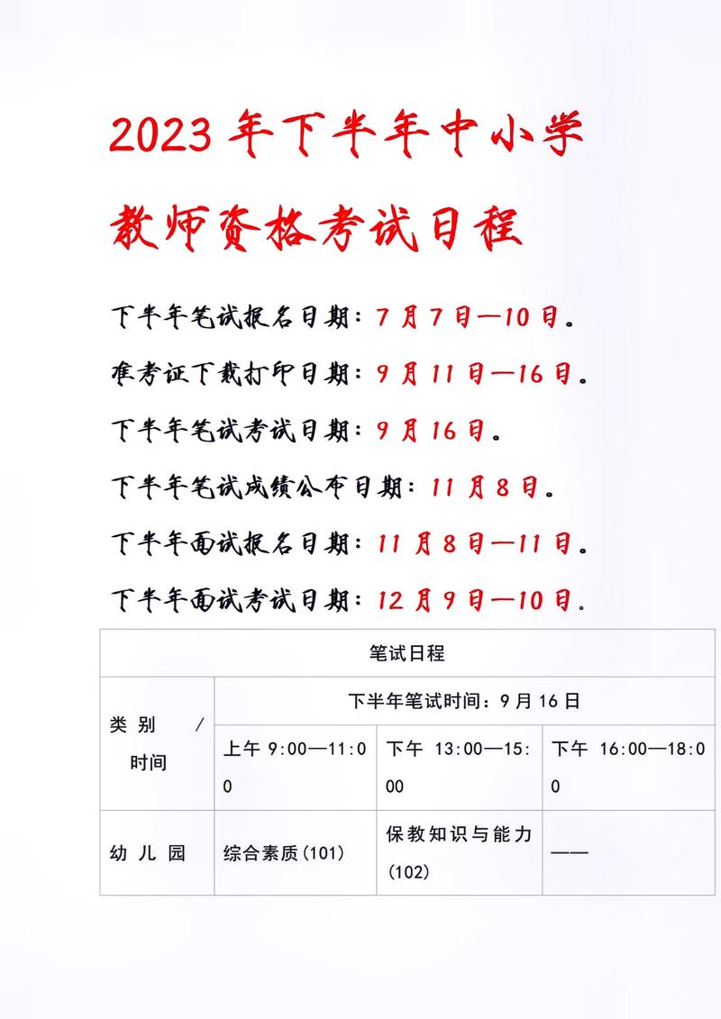 2023年下半年亳州市蒙城县中小学教师资格认定情况