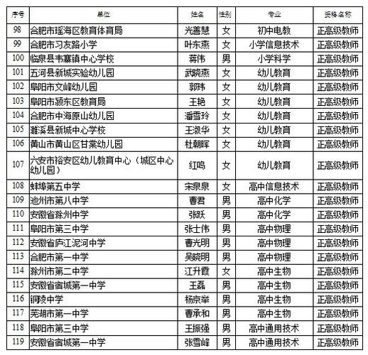 2023上半年六安市金安区第二批教师资格认定通过人员公示