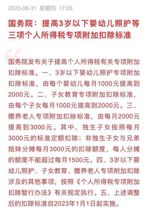 福利：婴幼儿照护迎来减税“红包”
